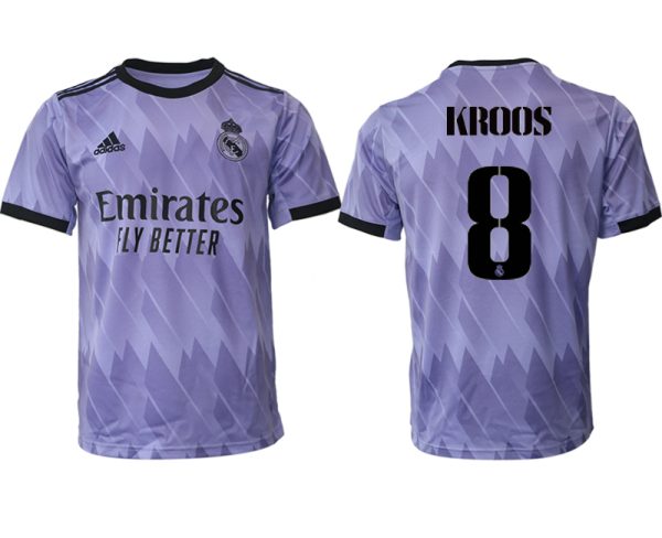 Moški Nogometni dresi Real Madrid Gostujoči 2023 Kratek Rokav KROOS 8