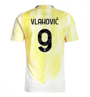 Moške Nogometnih dresov Juventus Gostujoči 2024-25 Dusan Vlahovic 9