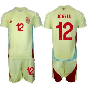 Najcenejši Moški Nogometni dresi kompleti Španija Gostujoči Euro 2024 Joselu 12