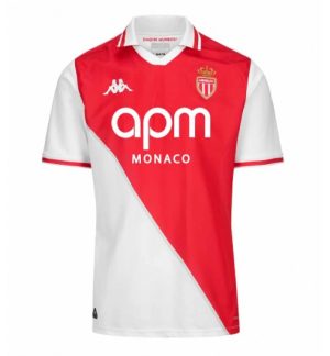 Poceni Moški Nogometni dresi AS Monaco Domači 2024-25 z lastnim imenom online