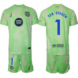 Moški Nogometni dresi kompleti Barcelona Tretji 2024-25 Marc-Andre ter Stegen 1