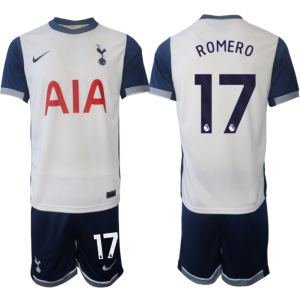 Moški Nogometni dresi kompleti Tottenham Hotspur Domači 2024-25 Cristian Romero 17