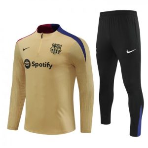 Otroški FC Barcelona Sweatshirt Za Trening kompleti 1/4-Zip 2024-25