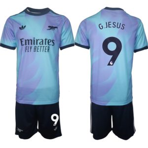 Poceni Moški Nogometni dresi kompleti Arsenal Tretji 2024-25 Gabriel Jesus 9