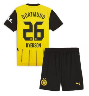 Otroški Nogometni dresi kompleti za otroke BVB Borussia Dortmund Domači 2024-25 Julian Ryerson 26