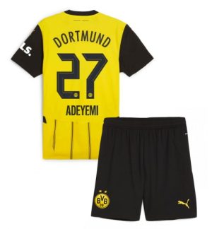 Otroški Nogometni dresi kompleti za otroke BVB Borussia Dortmund Domači 2024-25 Karim Adeyemi 27