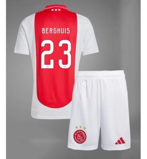 Prodaja Otroške Nogometnih dresov Ajax Domači 2024-25 Steven Berghuis 23