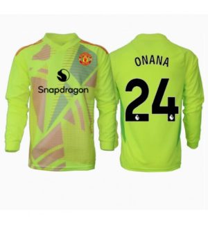 Moške Nogometnih dresov Manchester United Vratar Gostujoči 2024-25 Andre Onana 24